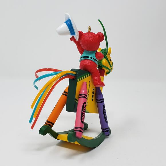 1997 Hallmark Bright Rocking Colors Crayola Crayon #9 Keepsake Holiday Ornament - Picture 6 of 8